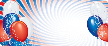 Праздничные фоны с воздушными шарами