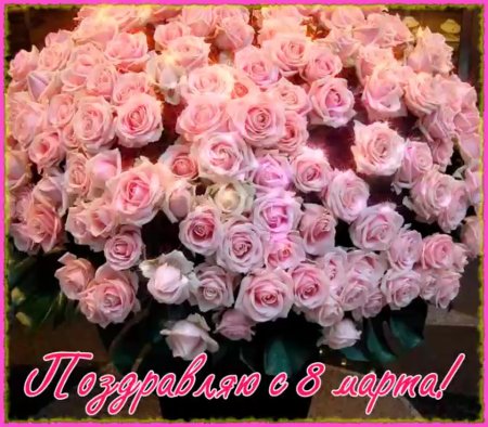 Открытка огромный букет роз