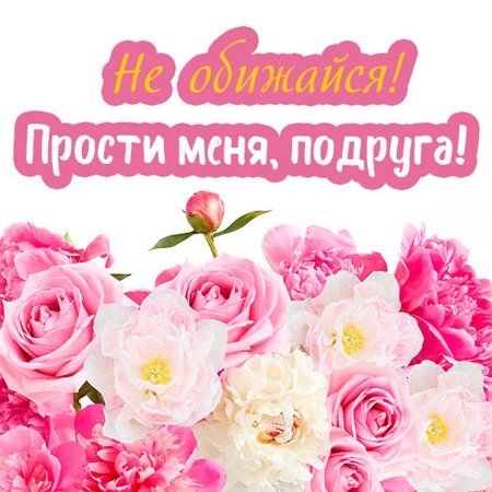 Прости подруга
