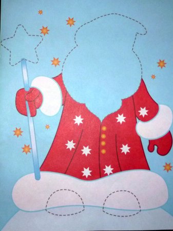 Новогодние аппликации для детей