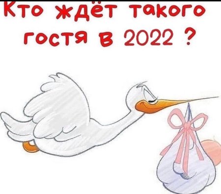 Аист с ребенком скоро буду