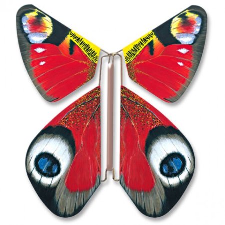 Летающая бабочка из бумаги