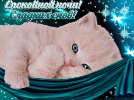 Открытки спокойной ночи
