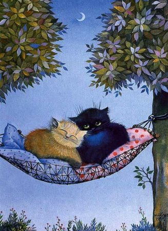 Спокойной ночи с кошками