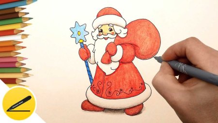 Новогодние картинки для срисовки