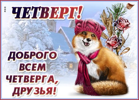 Доброе зимнее утро четверга