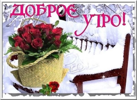 С добрым январским утром