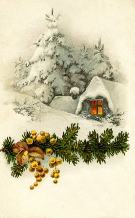 Винтажные открытки с новым годом