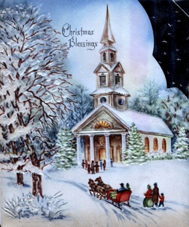 Современные Рождественские открытки