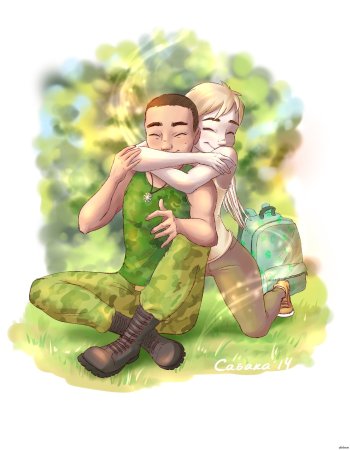 Открытка солдату