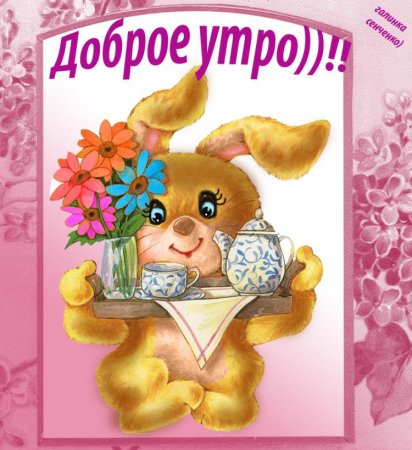 Доброе утро родные