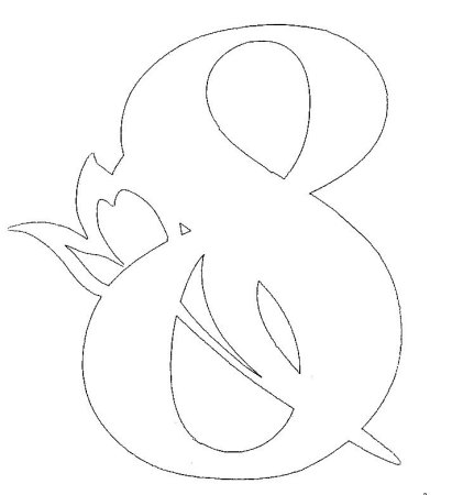 Шаблоны вытынанок к 8 марта