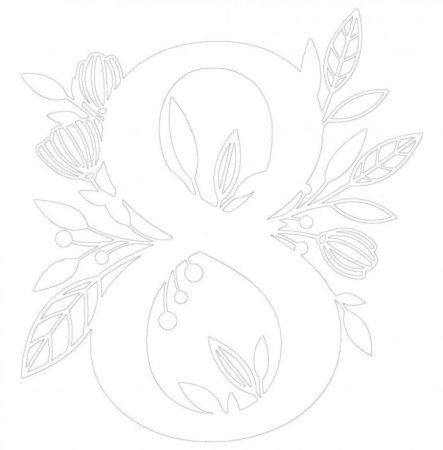 Вытынанки на 8 марта