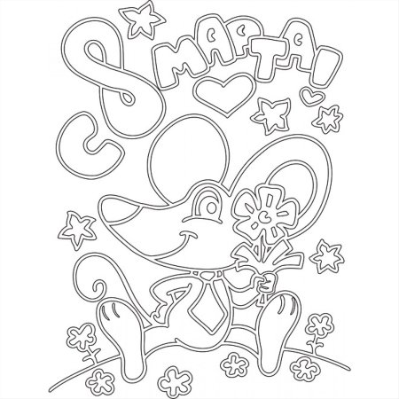 Трафареты к 8 марту