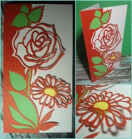 Вырезанки 8 марта