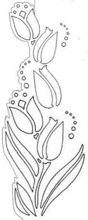 8 Марта трафарет для вырезания