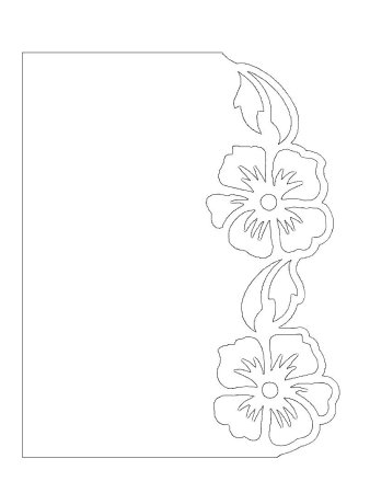 Трафарет открытки