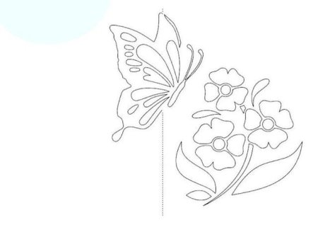 Шаблоны открыток-вытынанок на 8 марта