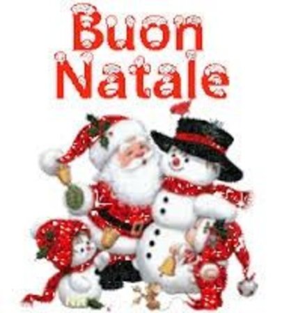 Открытка с Рождеством на итальянском