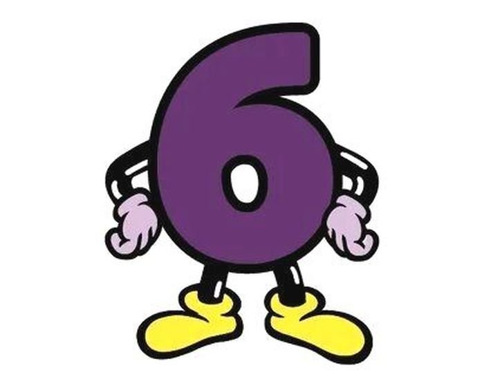Вижу число 6. Веселые цифры. Цифры детские. Цифры с глазками для детей. Цифра 6 для детей.