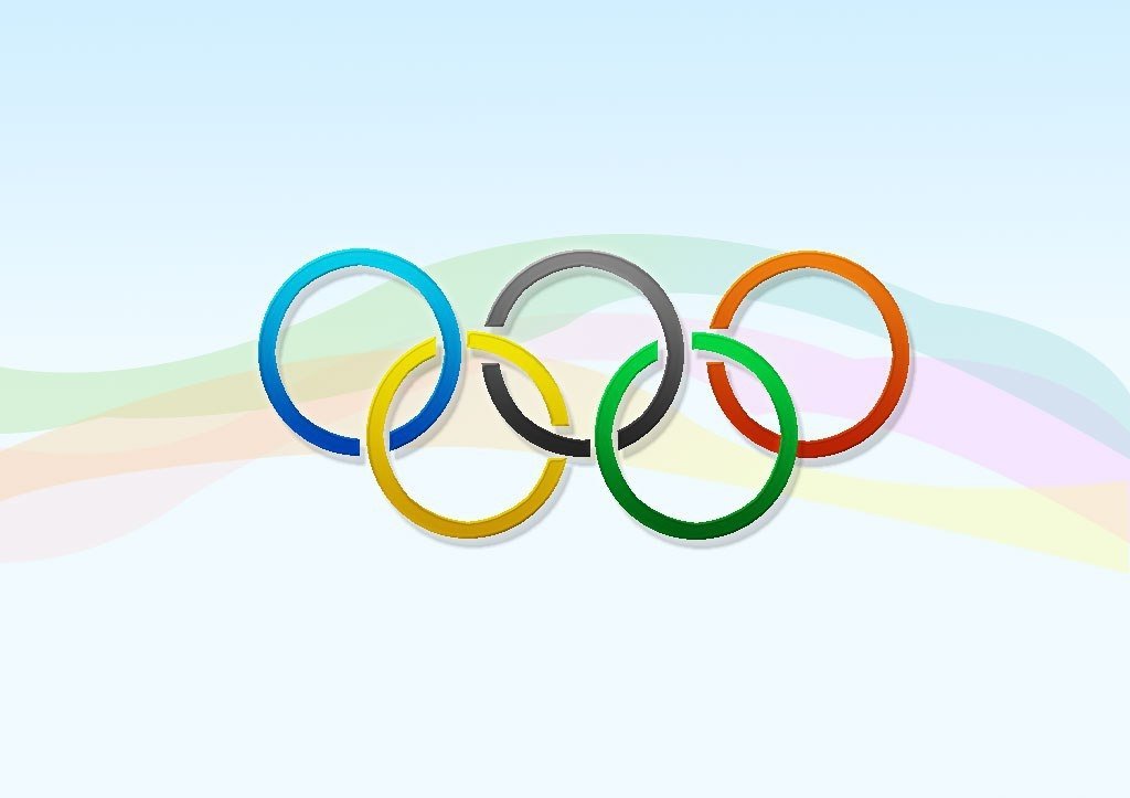 Кольца олимпиады. Спортивный фон для презентации. Логотип Олимпийских игр. Будущие олимпийцы. Виды спорта кольца