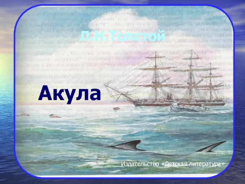 Рисунок Акула Толстой