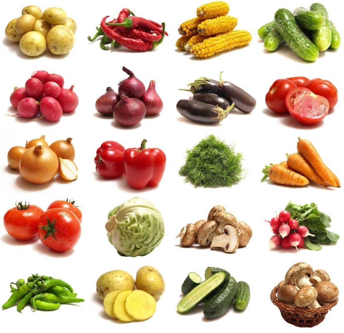 картинки овощей по отдельности для детей