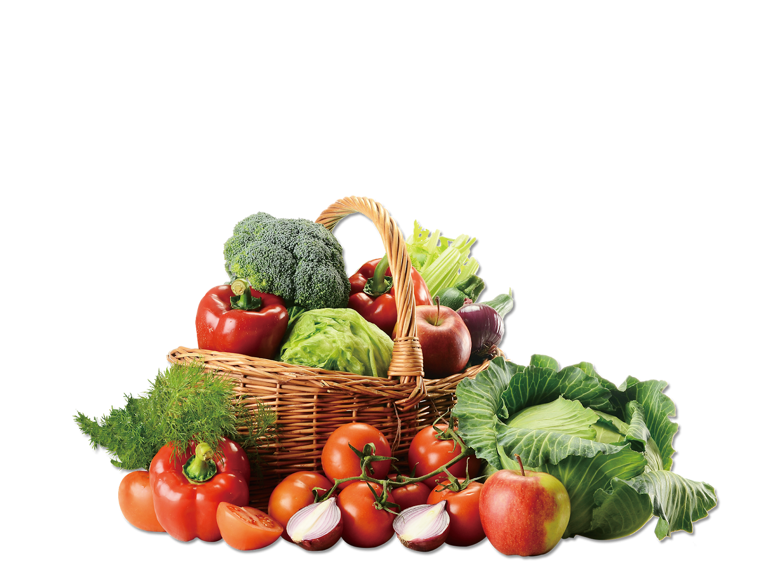 Овощи и фрукты. Корзина с овощами и фруктами. Овощи и зелень на белом фоне. Свежие овощи и фрукты. Организация фрукты овощи