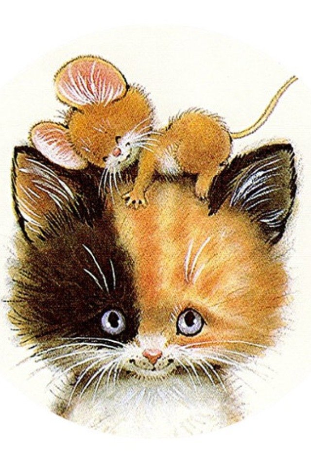Котенок мышь. Котенок иллюстрация. Кот и мышка. Кошки-мышки. Котик с мышкой.