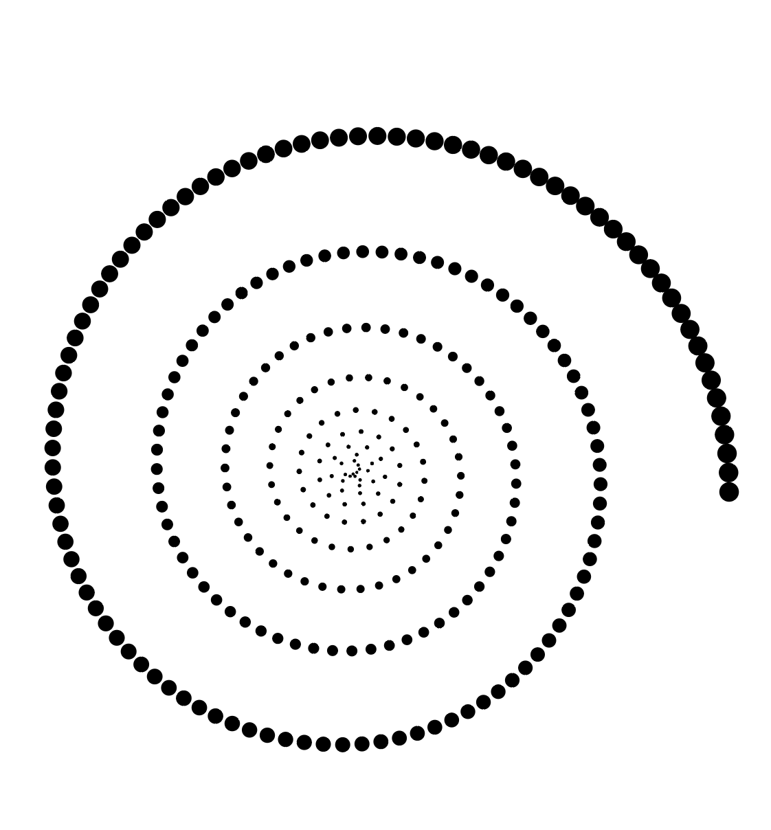 Линия через круги