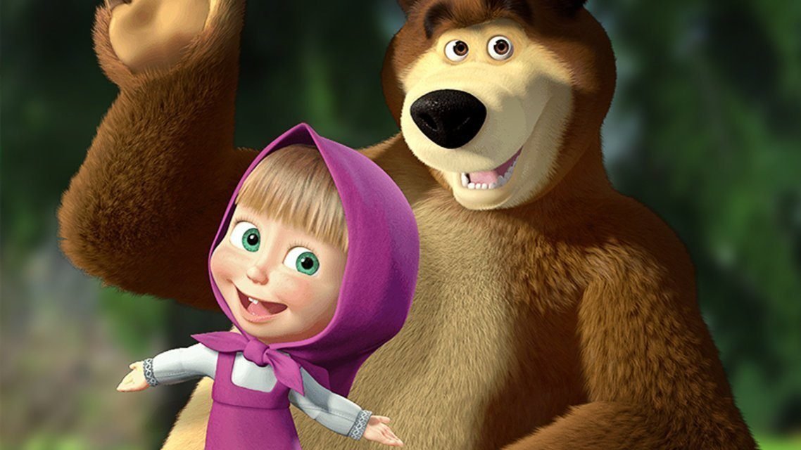 Главная героиня мультфильма маша и медведь. Маша и медведь. Медведь с мультфильма Маша и медведь.