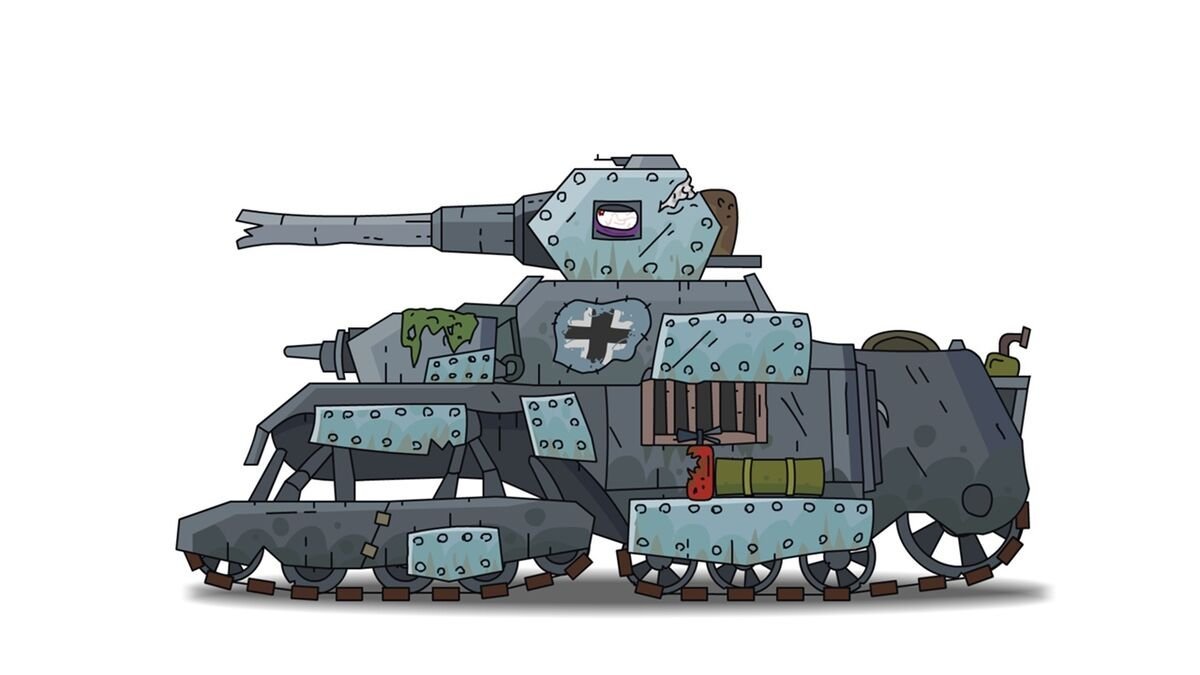 Немецкие танки геранда. Кв 44 Геранда. Левиафан танк Геранд.