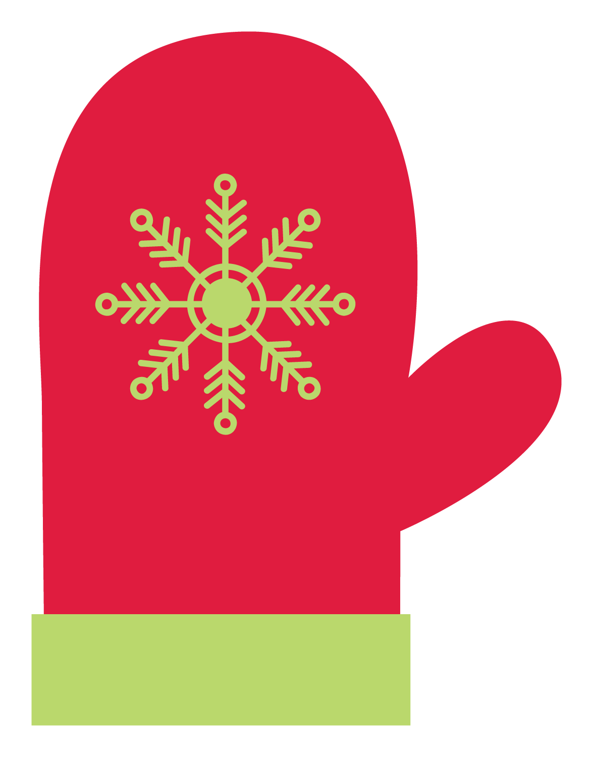 Рукавичка картинка для детей. Новогодние рукавички цветные. Рукавица Деда Мороза. Варежка трафарет. Варежки со снежинками.