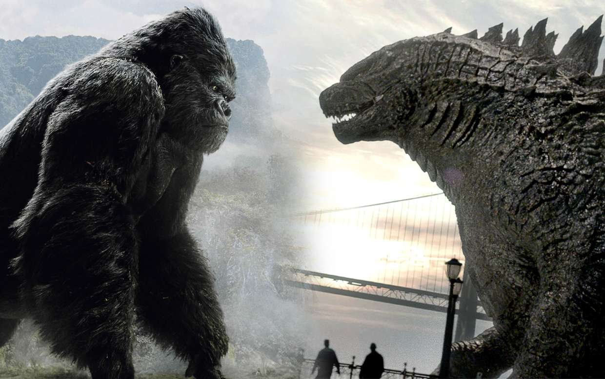 Godzilla king yangi imperiya uzbek tilida. Кинг-Конг остров черепа 2005. Кинг Конг 2005. Кинг Конг 2005 во весь рост.