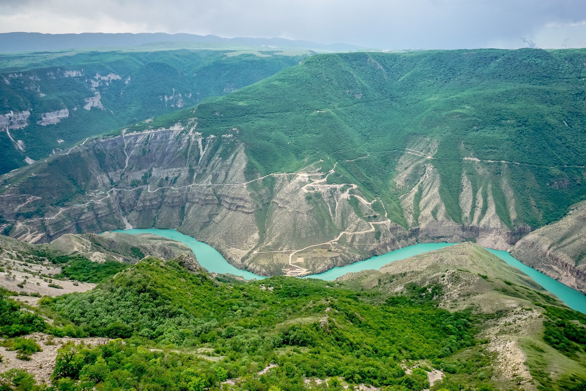 Дагестан каньон Сулакский каньон