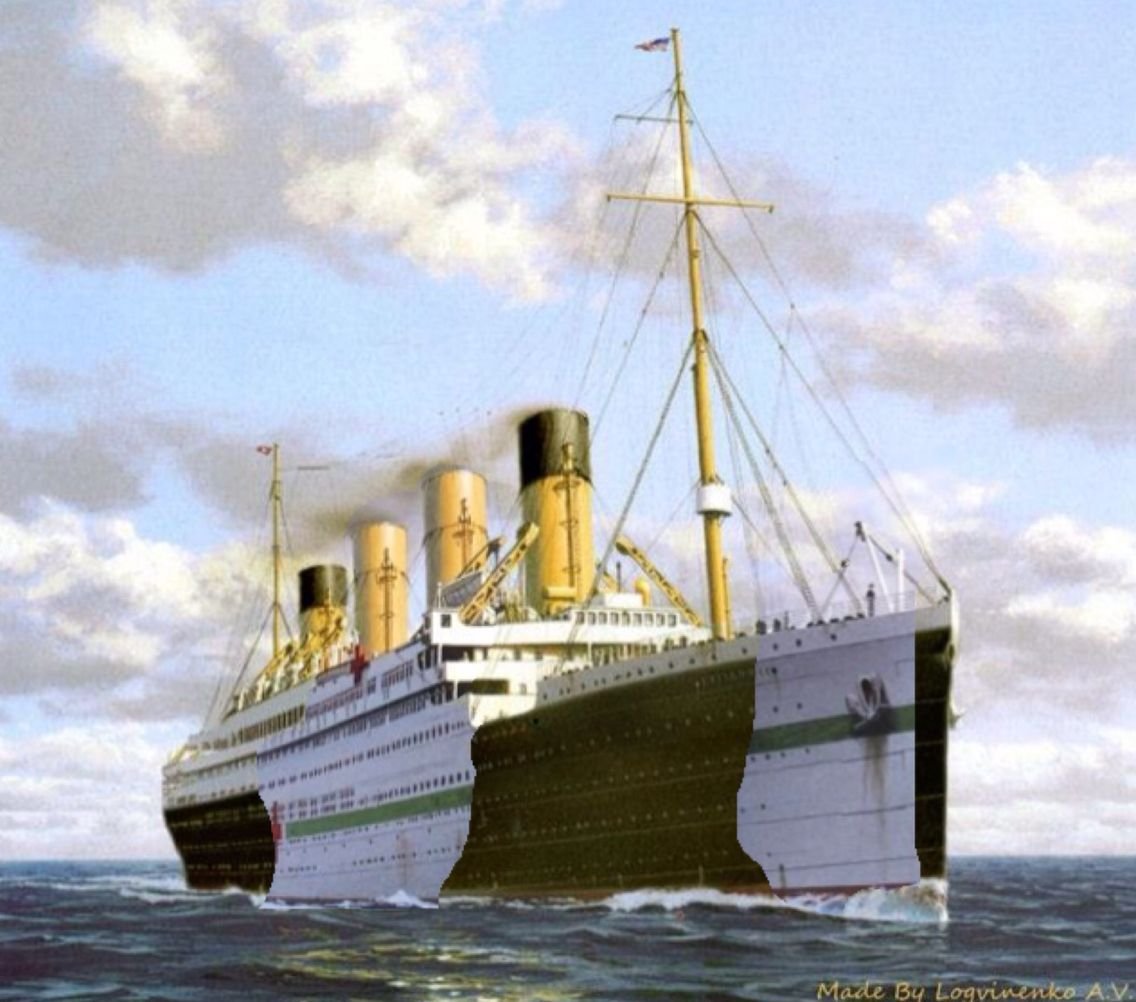 Картинки британика. Олимпик Титаник Британик. Британик корабль крушение. Британик 1916. Британик Олимпик Лузитания.