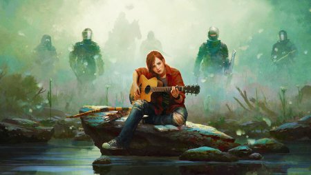 The last of us 2 арт Элли с гитарой