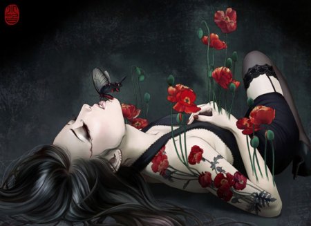 Готические цветы