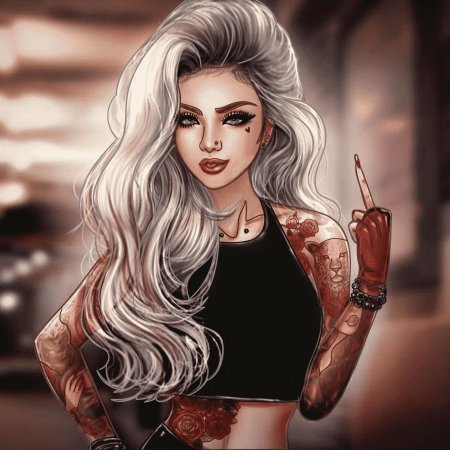 Арты дерзких девушек