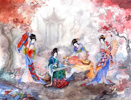 Японские мотивы в живописи