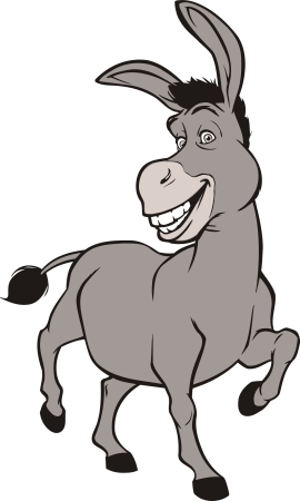 Осел картинка
