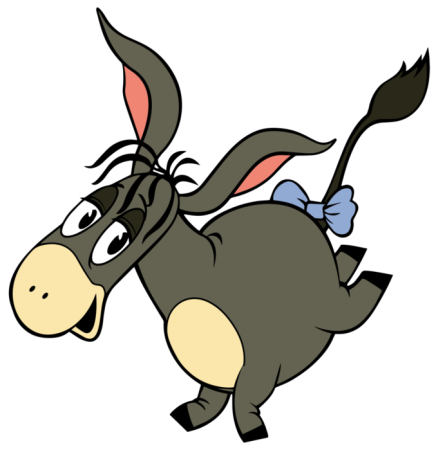 Мультфильм Винни пух ослик