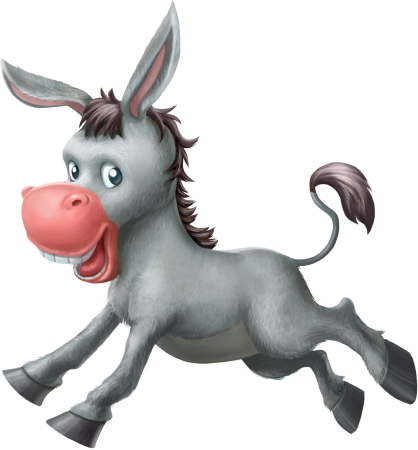 Осел для детей