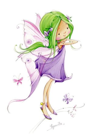 Девочки и феечки художника-иллюстратора Марины Федотовой.