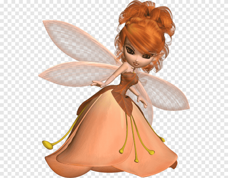 Фея на прозрачном фоне