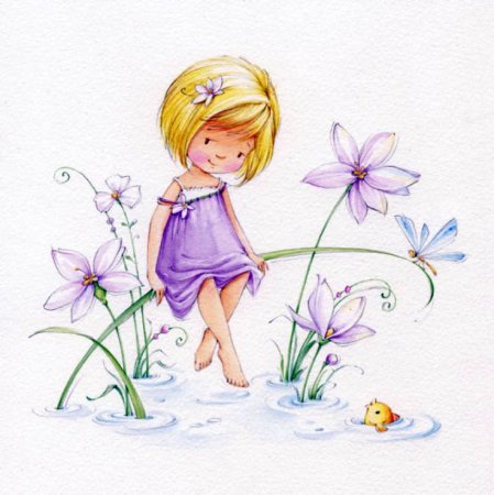 Девочки и феечки художника-иллюстратора Марины Федотовой.