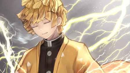 Клинок рассекающий демонов Zenitsu Agatsuma