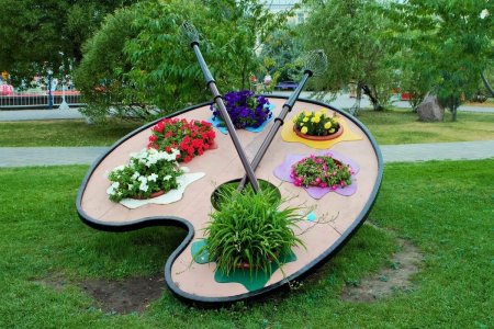 Цветочные клумбы