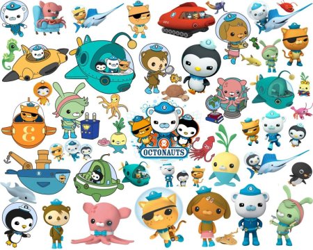 Персонажи мультика Октонавты