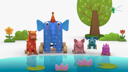 Деревяшки мультфильм